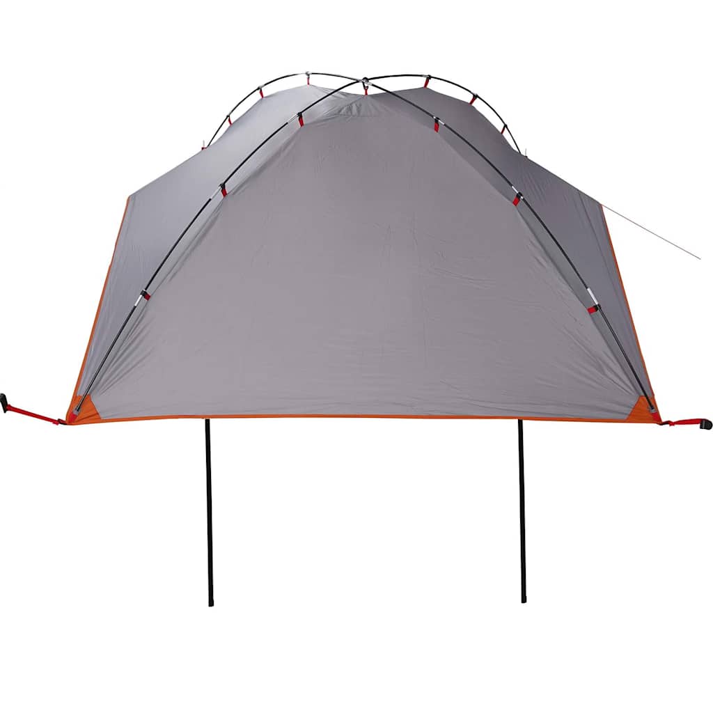 Tenda da Campeggio per Auto Grigio e Arancione Impermeabile
