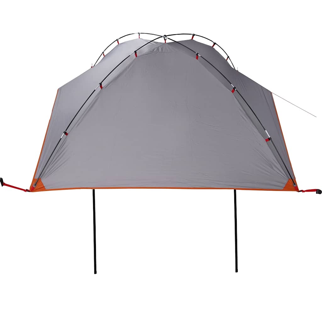 Tenda da Campeggio per Auto Grigio e Arancione Impermeabile