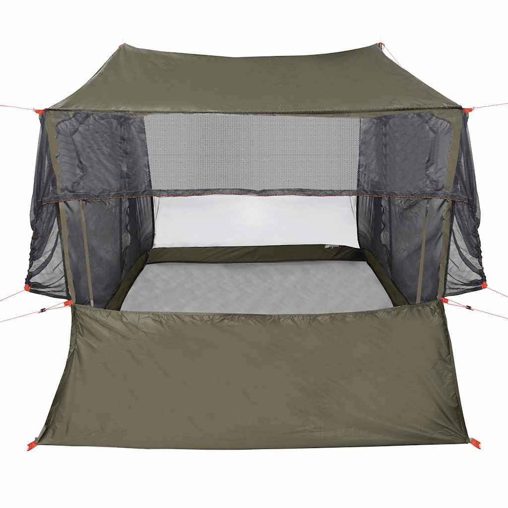 Tenda per Auto per 2 Persone Verde Oliva Impermeabile
