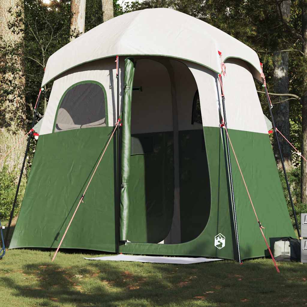 Tenda da Doccia per 2 Persone Verde Impermeabile