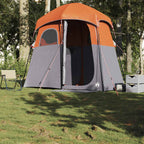 Tenda da Doccia 2 Persone Grigio e Arancione Impermeabile