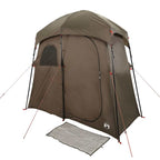 Tenda da Doccia per 2 Persone Marrone Impermeabile