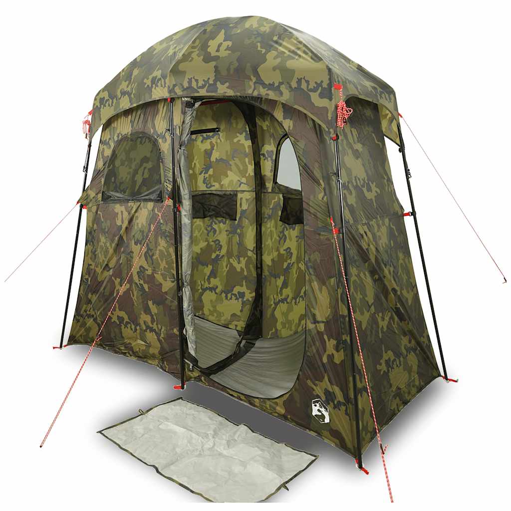 Tenda da Doccia per 2 Persone Mimetica Impermeabile