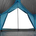 Tenda da Campeggio per 5 Persone Blu Impermeabile