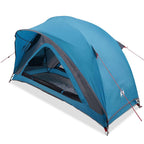 Tenda da Campeggio per 1 Persona Blu Impermeabile