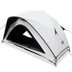 Tenda Campeggio 1 Persone Bianca Tessuto Oscurante Impermeabile