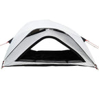 Tenda Campeggio 1 Persone Bianca Tessuto Oscurante Impermeabile