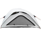 Tenda Campeggio 1 Persone Bianca Tessuto Oscurante Impermeabile