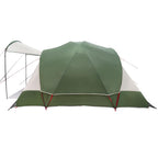 Tenda Familiare a Tunnel per 8 Persone Verde Impermeabile