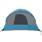 Tenda Familiare a Tunnel per 8 Persone Blu Impermeabile