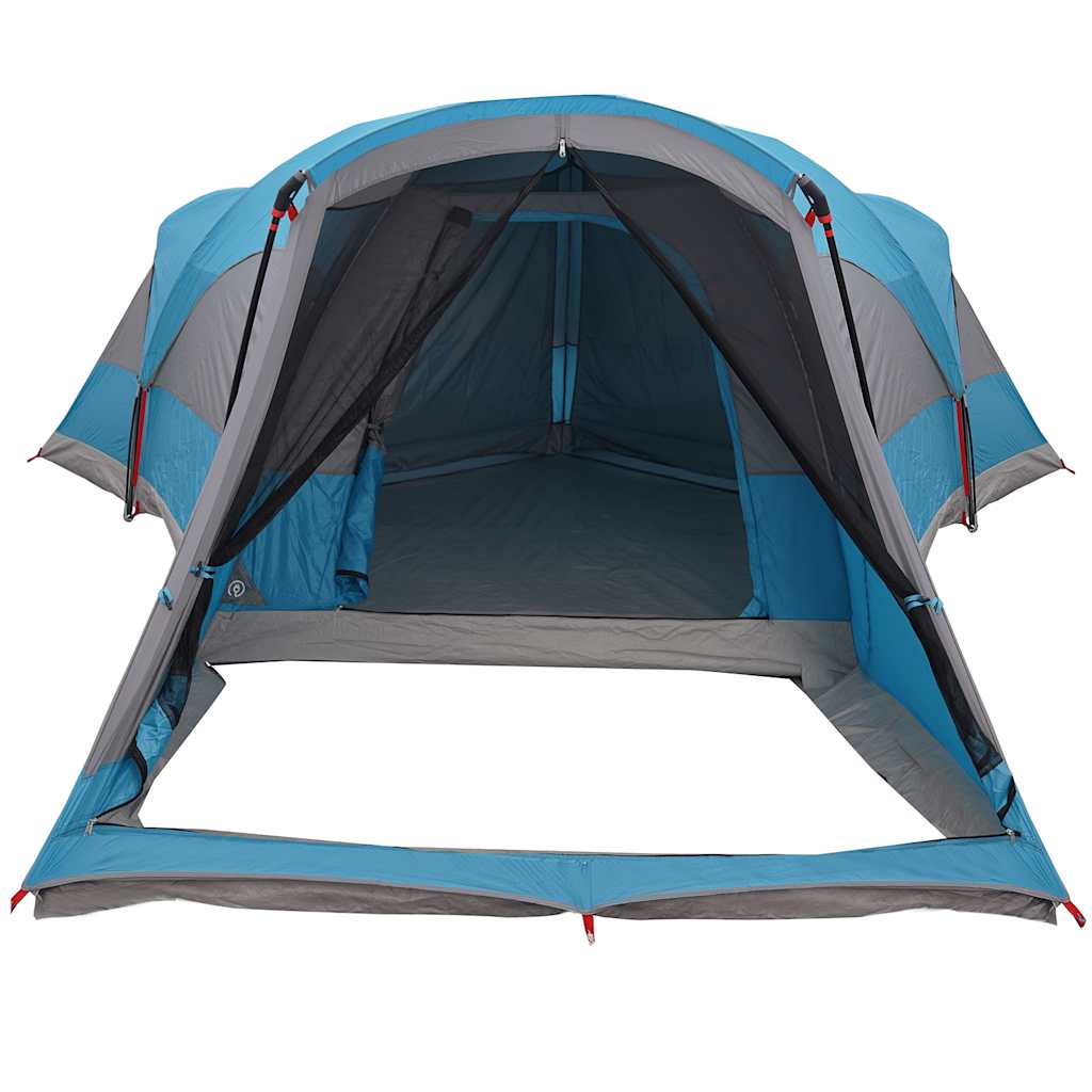 Tenda Familiare a Tunnel per 8 Persone Blu Impermeabile