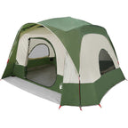 Tenda Familiare Cabina per 6 Persone Verde Impermeabile