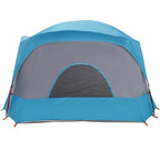 Tenda Familiare Cabina per 6 Persone Blu Impermeabile