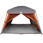 Tenda Familiare Cabina 6 Persone Grigia Arancione Impermeabile