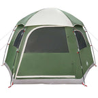Tenda Familiare Igloo per 6 Persone Verde Impermeabile