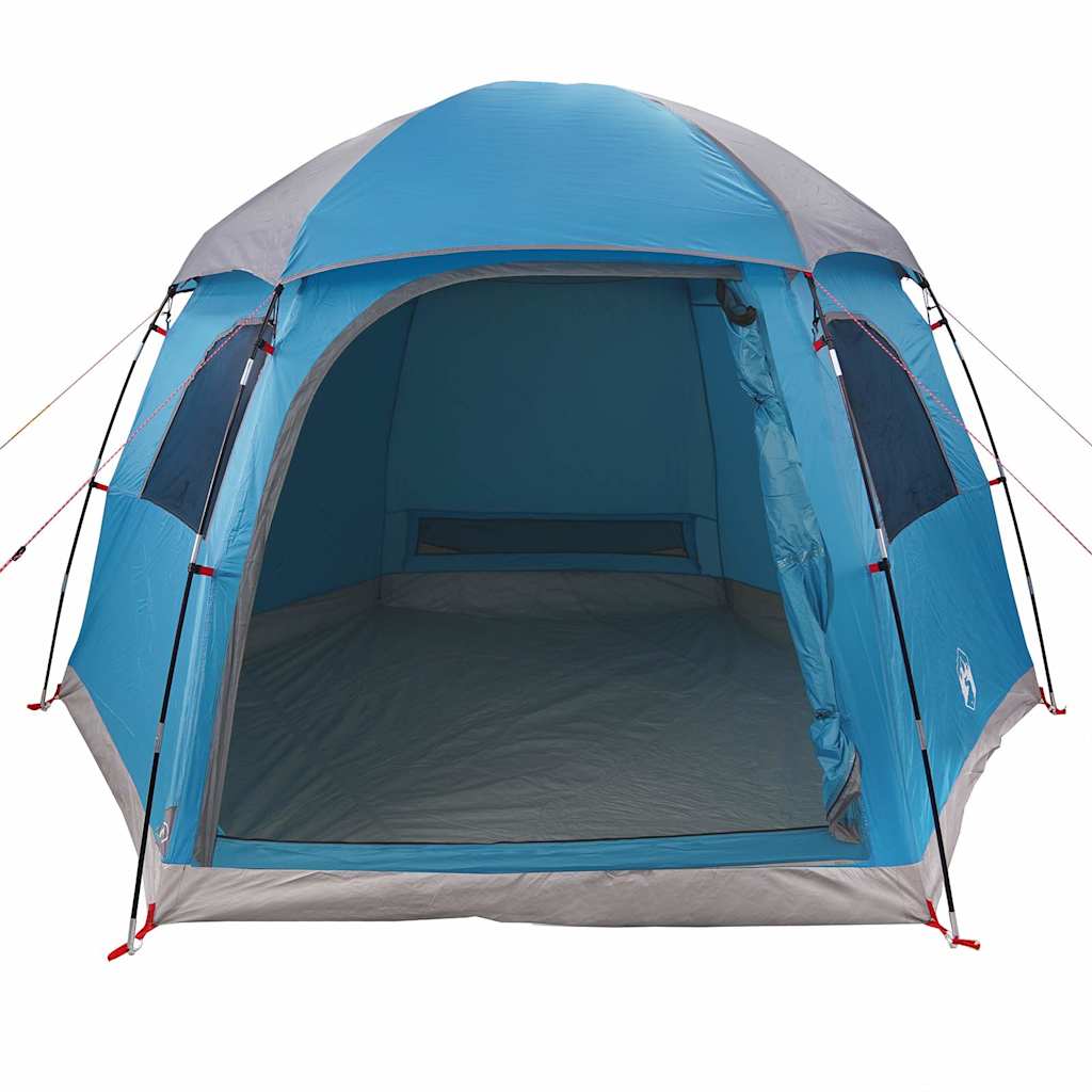 Tenda Familiare Igloo per 6 Persone Blu Impermeabile