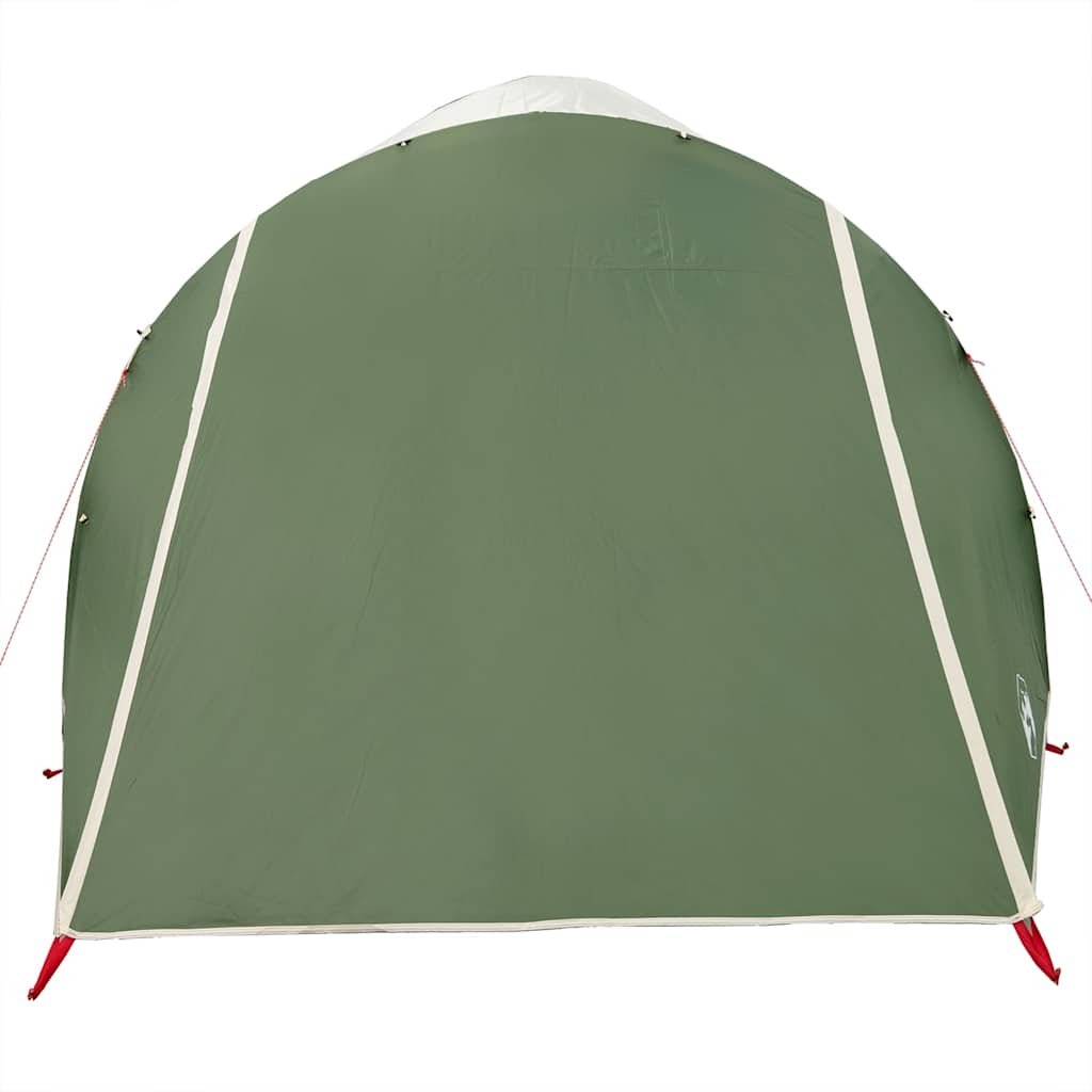 Tenda Familiare a Tunnel per 6 Persone Verde Impermeabile