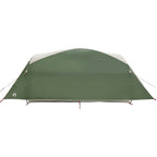 Tenda Familiare a Tunnel per 6 Persone Verde Impermeabile