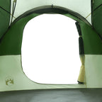 Tenda Familiare a Tunnel per 6 Persone Verde Impermeabile