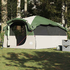 Tenda Familiare a Tunnel per 6 Persone Verde Impermeabile