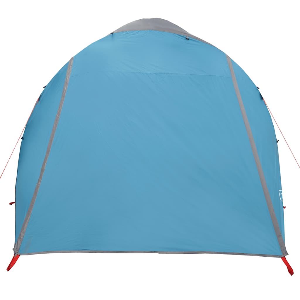 Tenda Familiare a Tunnel per 6 Persone Blu Impermeabile