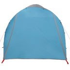 Tenda Familiare a Tunnel per 6 Persone Blu Impermeabile