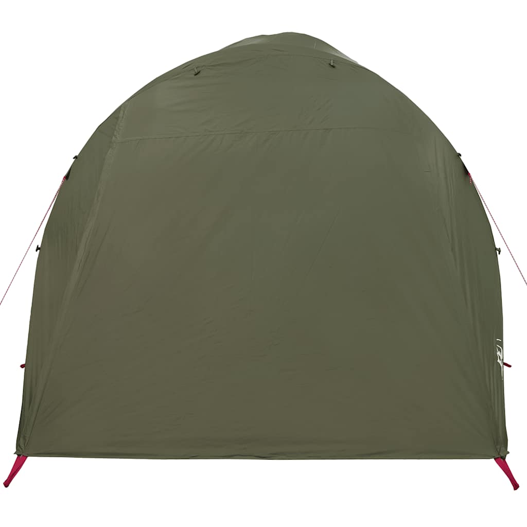Tenda Familiare a Tunnel per 6 Persone Verde Oliva Impermeabile