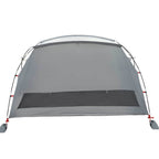 Tenda da Spiaggia 2 Persone Grigia Impermeabile
