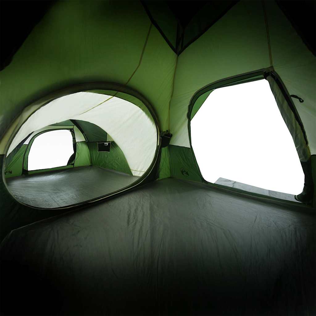 Tenda da Campeggio per 5 Persone Verde Impermeabile