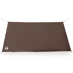 Telone da Campeggio Marrone 366x306 cm Impermeabile