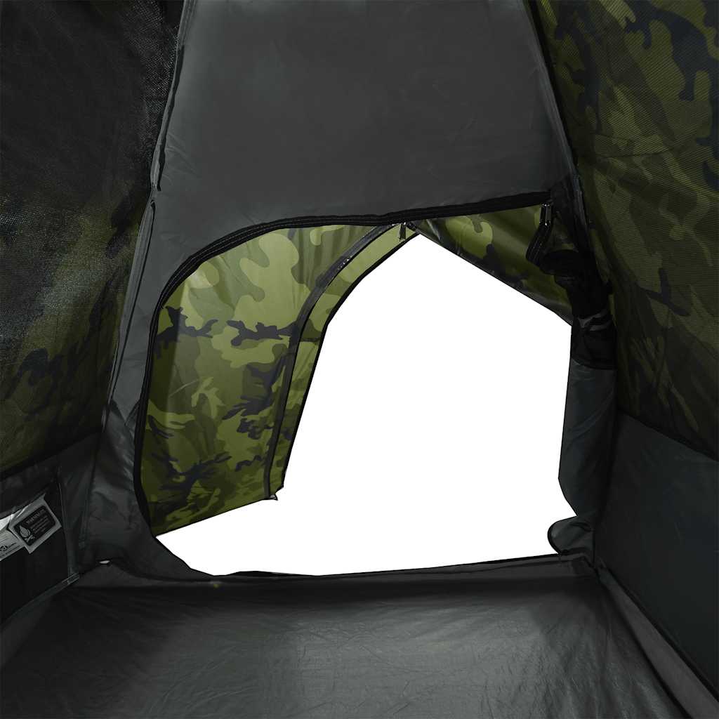Tenda da Campeggio a Cupola 2 Persone Mimetica Impermeabile
