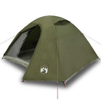 Tenda da Campeggio a Cupola 3 Persone Verde Oliva Impermeabile