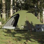 Tenda da Campeggio a Cupola 3 Persone Verde Oliva Impermeabile