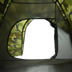 Tenda da Campeggio a Cupola 4 Persone Mimetica Impermeabile