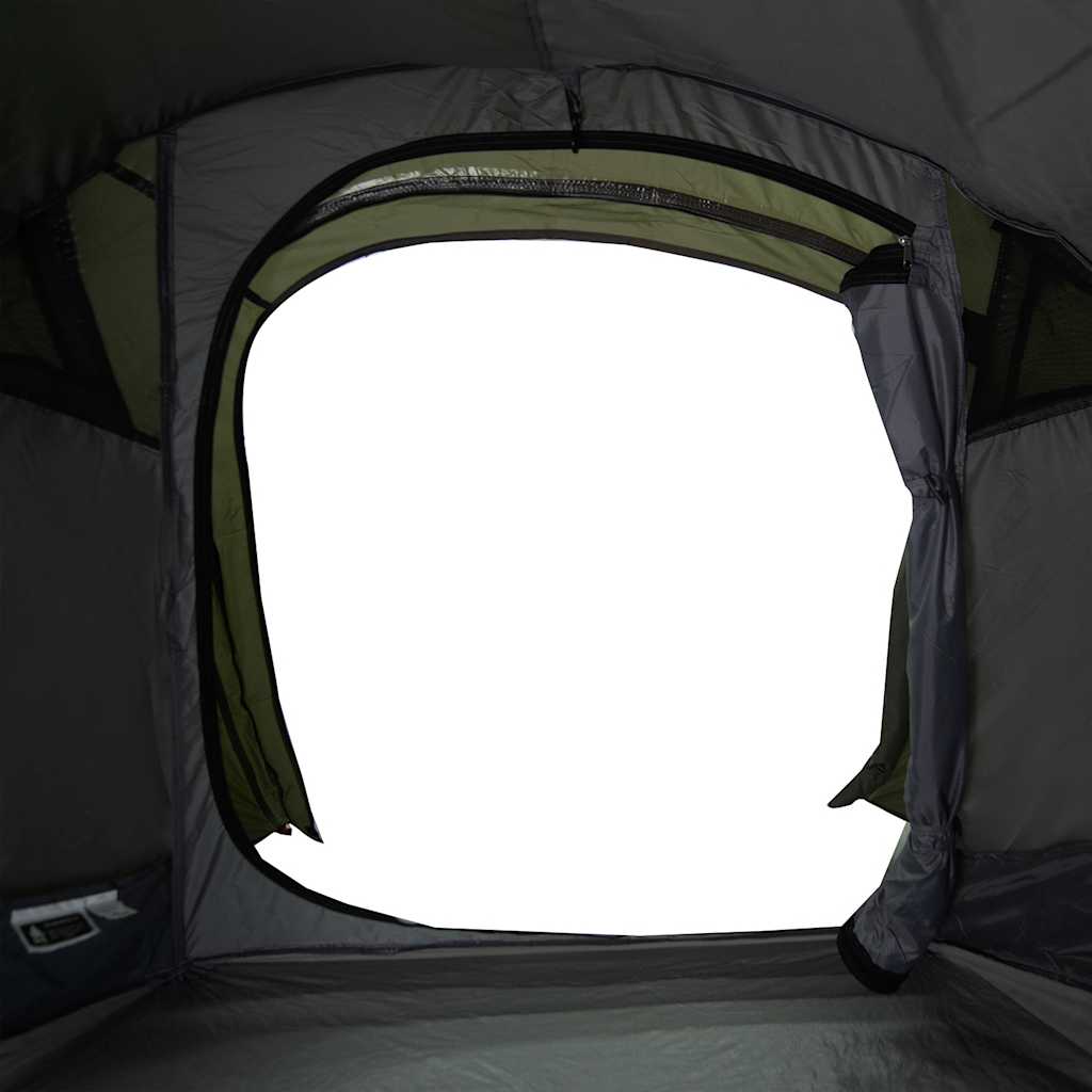 Tenda da Campeggio a Tunnel 2 Persone Verde Oliva Impermeabile