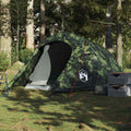 Tenda da Campeggio a Tunnel per 2 Persone Mimetico Impermeabile