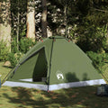 Tenda da Campeggio a Cupola 2 Persone Verde Oliva Impermeabile