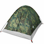 Tenda da Campeggio a Cupola 2 Persone Mimetica Impermeabile