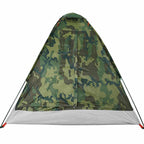 Tenda da Campeggio a Cupola 2 Persone Mimetica Impermeabile