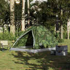 Tenda da Campeggio a Cupola 4 Persone Mimetica Impermeabile