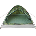Tenda da Campeggio a Cupola 4 Persone Mimetica Impermeabile