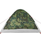 Tenda da Campeggio a Cupola 4 Persone Mimetica Impermeabile