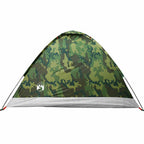 Tenda da Campeggio a Cupola 4 Persone Mimetica Impermeabile