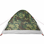 Tenda da Campeggio a Cupola 4 Persone Mimetica Impermeabile