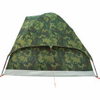 Tenda da Campeggio a Cupola 4 Persone Mimetica Impermeabile
