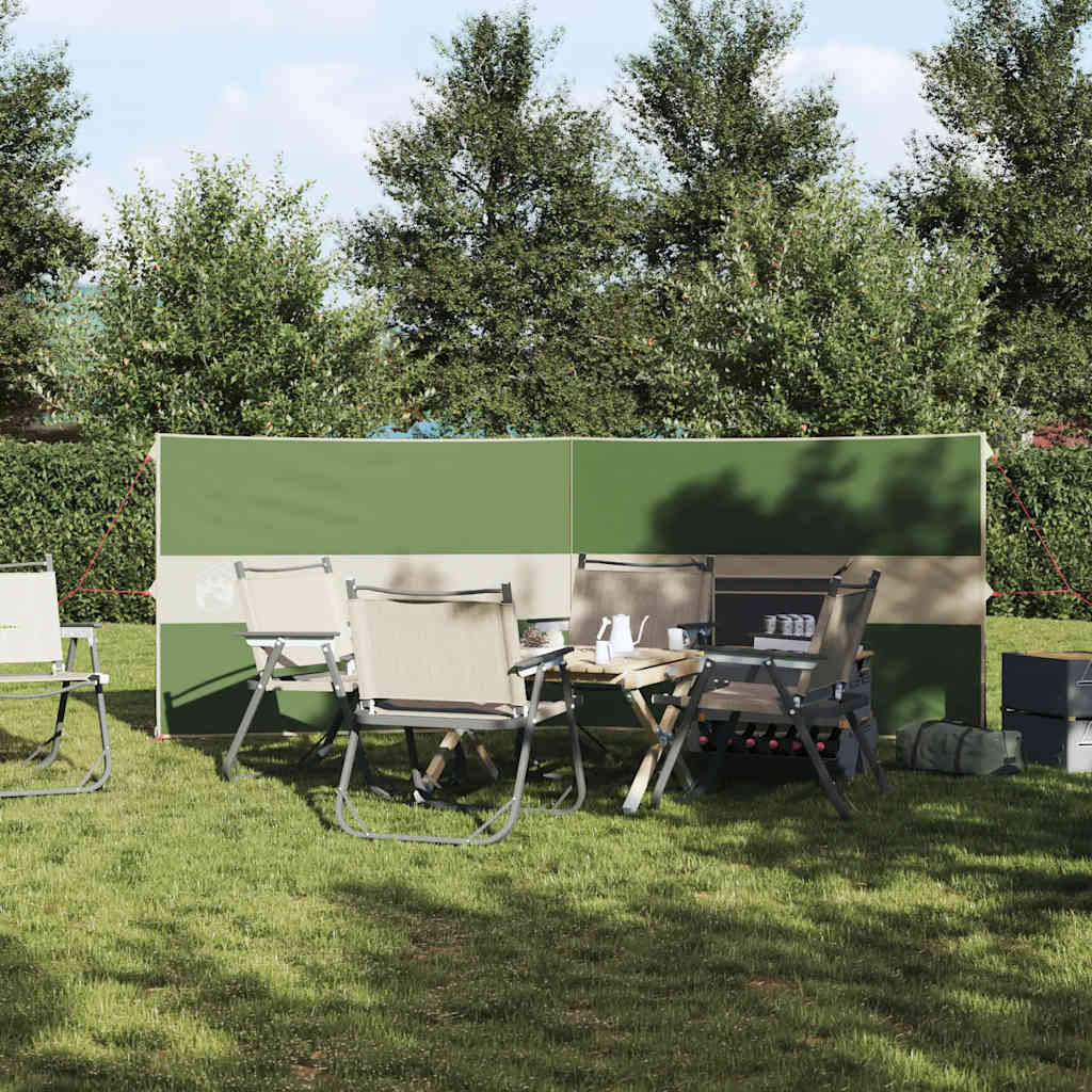 Frangivento da Campeggio Verde 344x120 cm Impermeabile