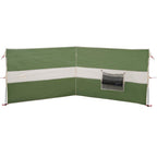 Frangivento da Campeggio Verde 344x120 cm Impermeabile