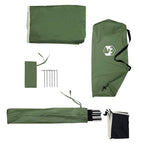 Frangivento da Campeggio Verde 344x120 cm Impermeabile