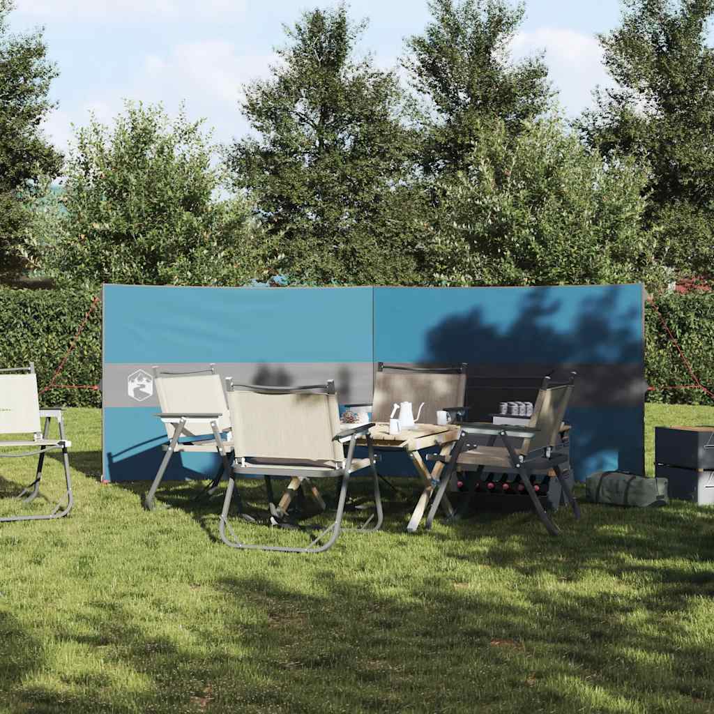 Frangivento da Campeggio Blu 344x120 cm Impermeabile