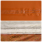 Frangivento Campeggio Grigio Arancione 344x120 cm Impermeabile